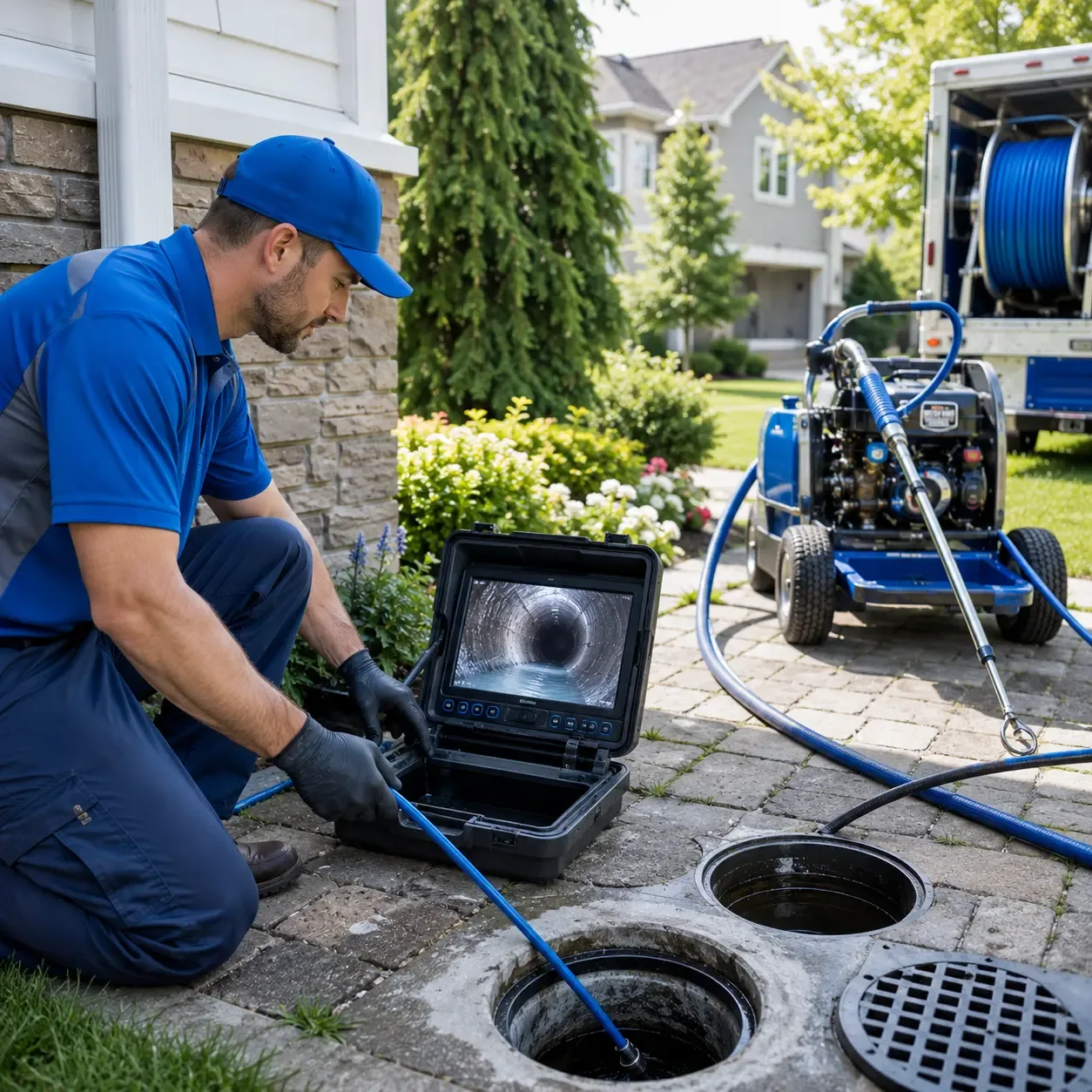 Outdoor drain cleaning professionals serving Brunson, SC